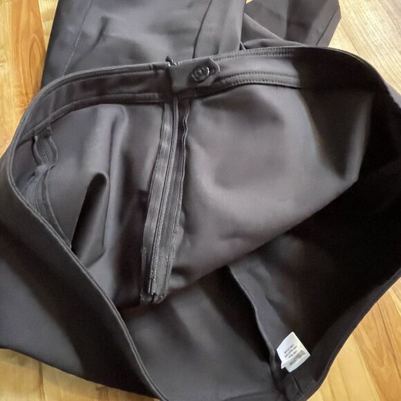 St. John Caviar Pants‎ Mid Rise Tapered Stretch Dress USA Made Sz 12 EUC - Picture 10 of 14